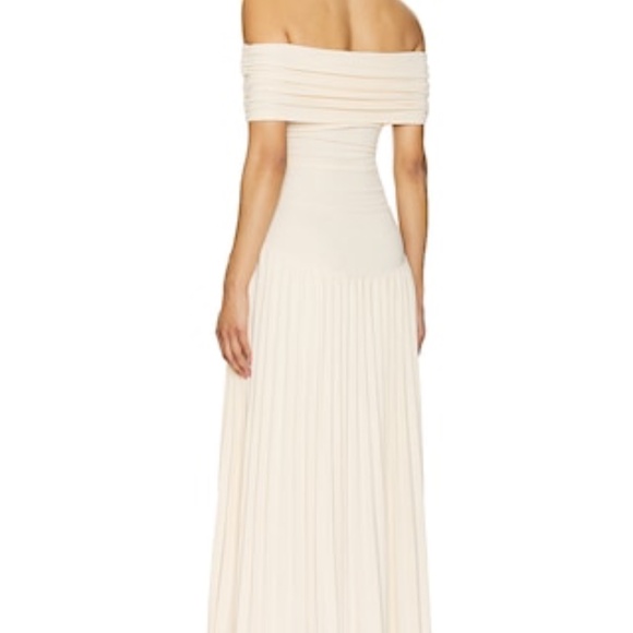 LIONESS Field Of Dreams Dress in Oatmeal - Picture 3 of 10